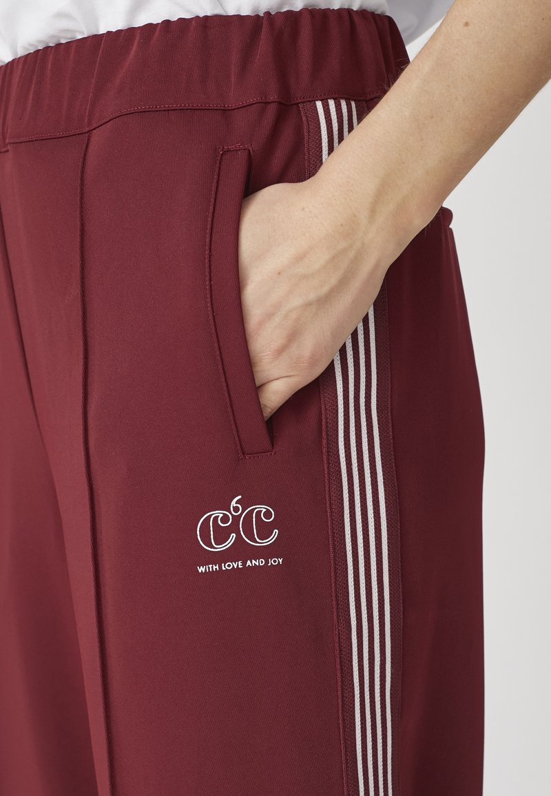 burgundy soft tracksuit bottoms
