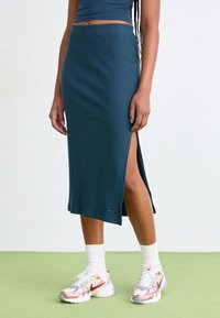 Nike Sportswear SKIRT - Saia lápis - armory navy