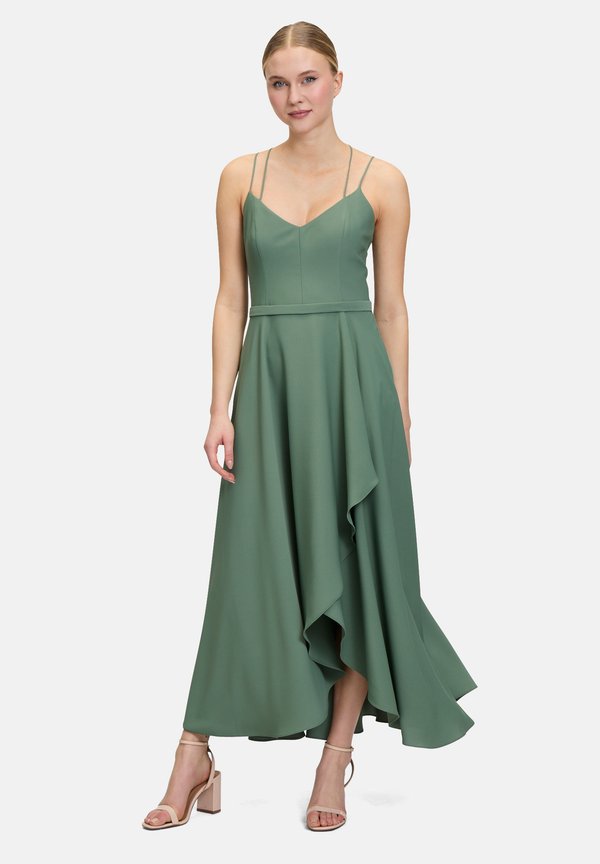 MIT VOLANT - Maxikleid - light aventurine