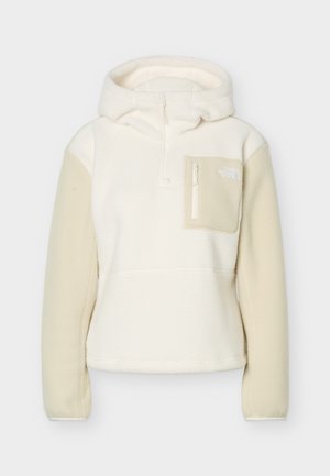 The North Face, YUMIORI 1/4 ZIP HOOD NOVELTY - Fleecetrøjer - white dune/desert stone