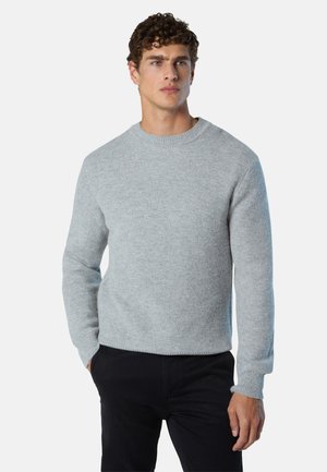Stickad tröja - grey