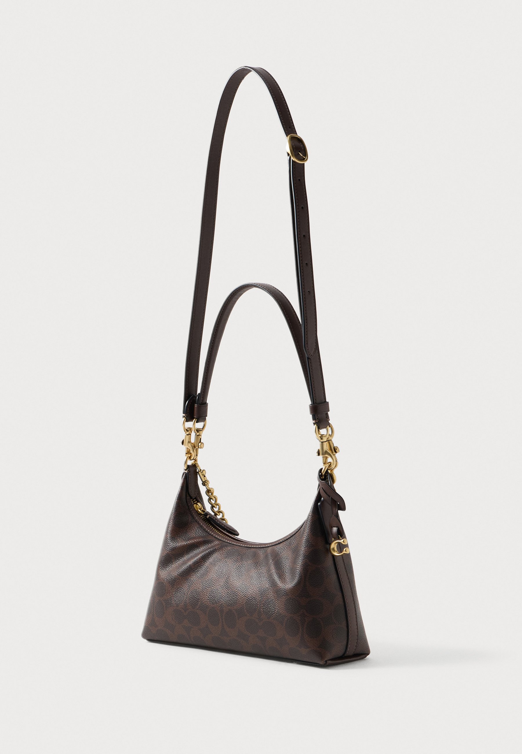 COACH SIGNATURE JULIET SHOULDER - Handbag - maple/dark brown