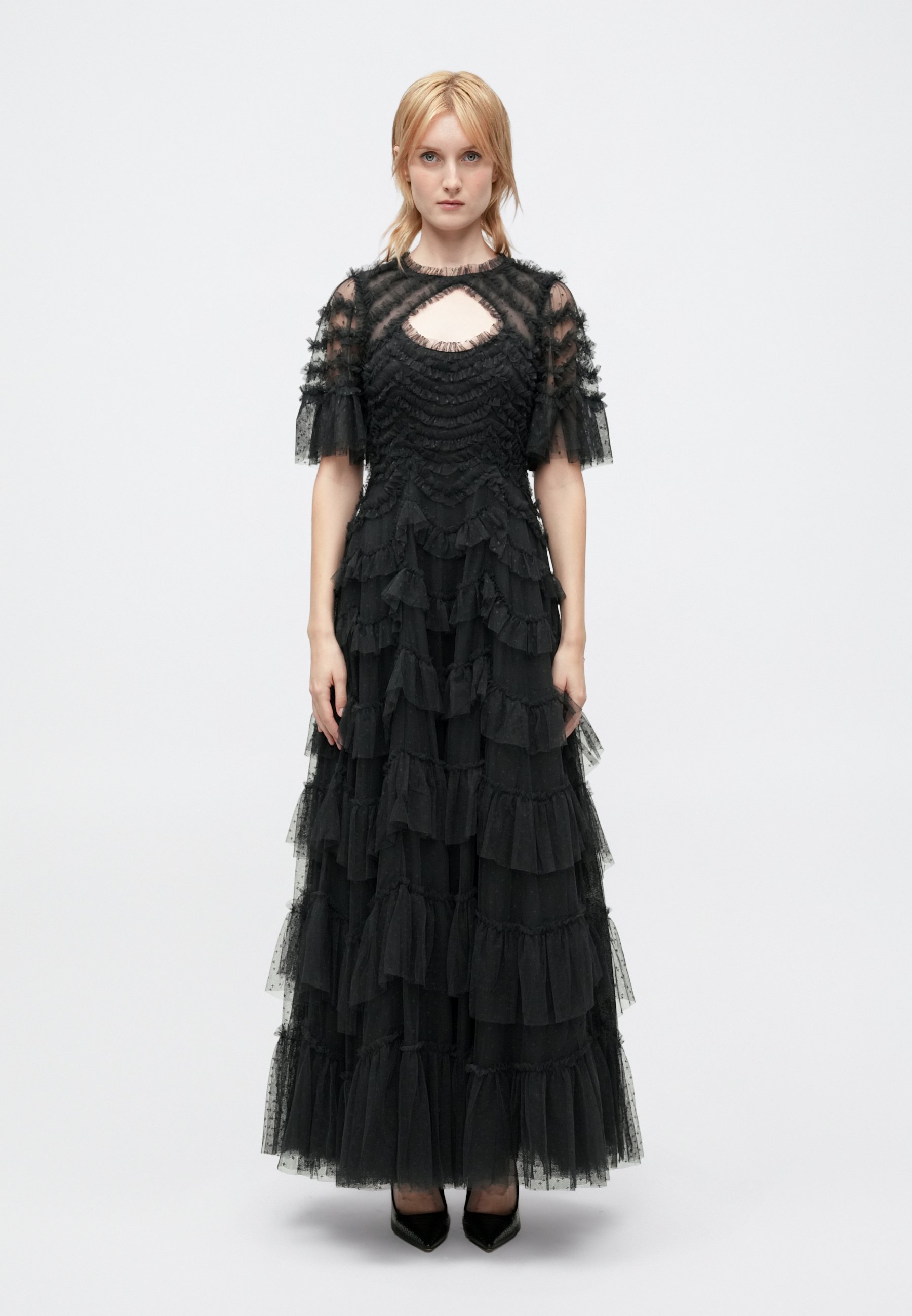 floral maxi dress evening Seamoss Floral Bayou One Shoulder Maxi Dress