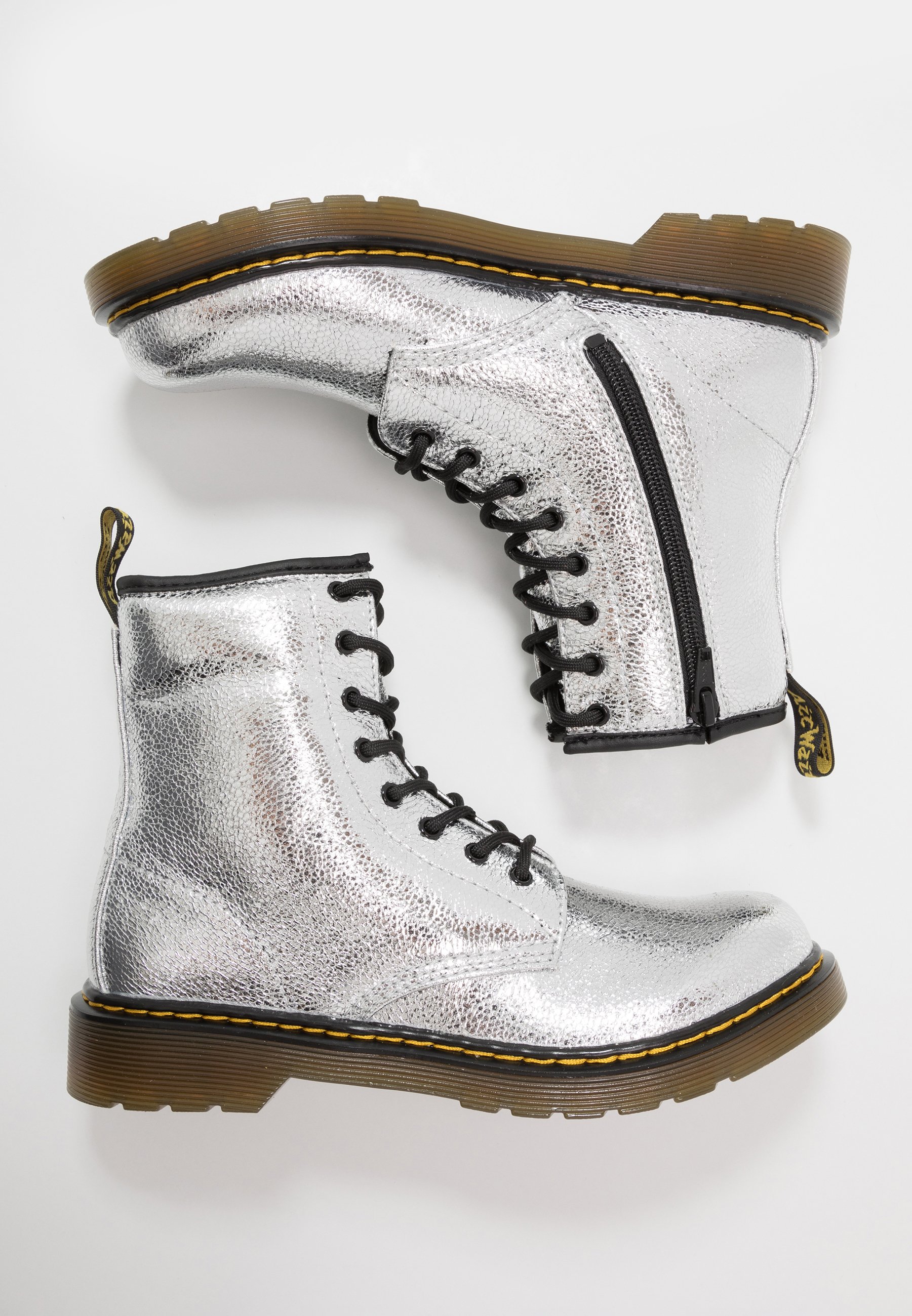 dr martens argentée