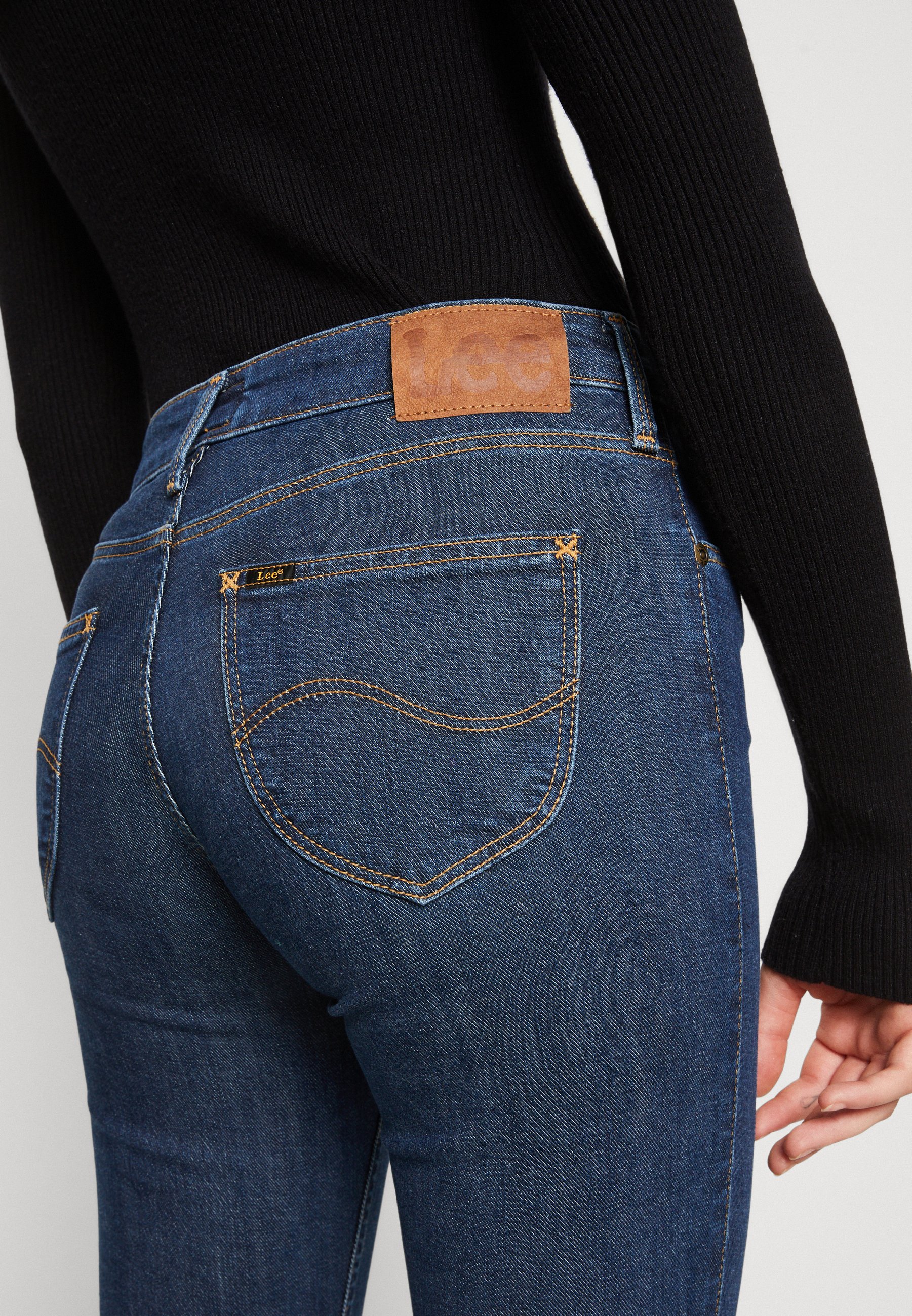 Lee SCARLETT - Jeans Skinny Fit - dark blue denim/Donkerblauw - Zalando.nl