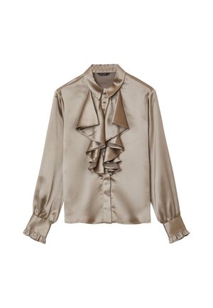 Calliope Button-down blouse - tortora