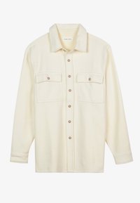 BRUSHED COTTON OVERSHIRT - Shirt - off white
