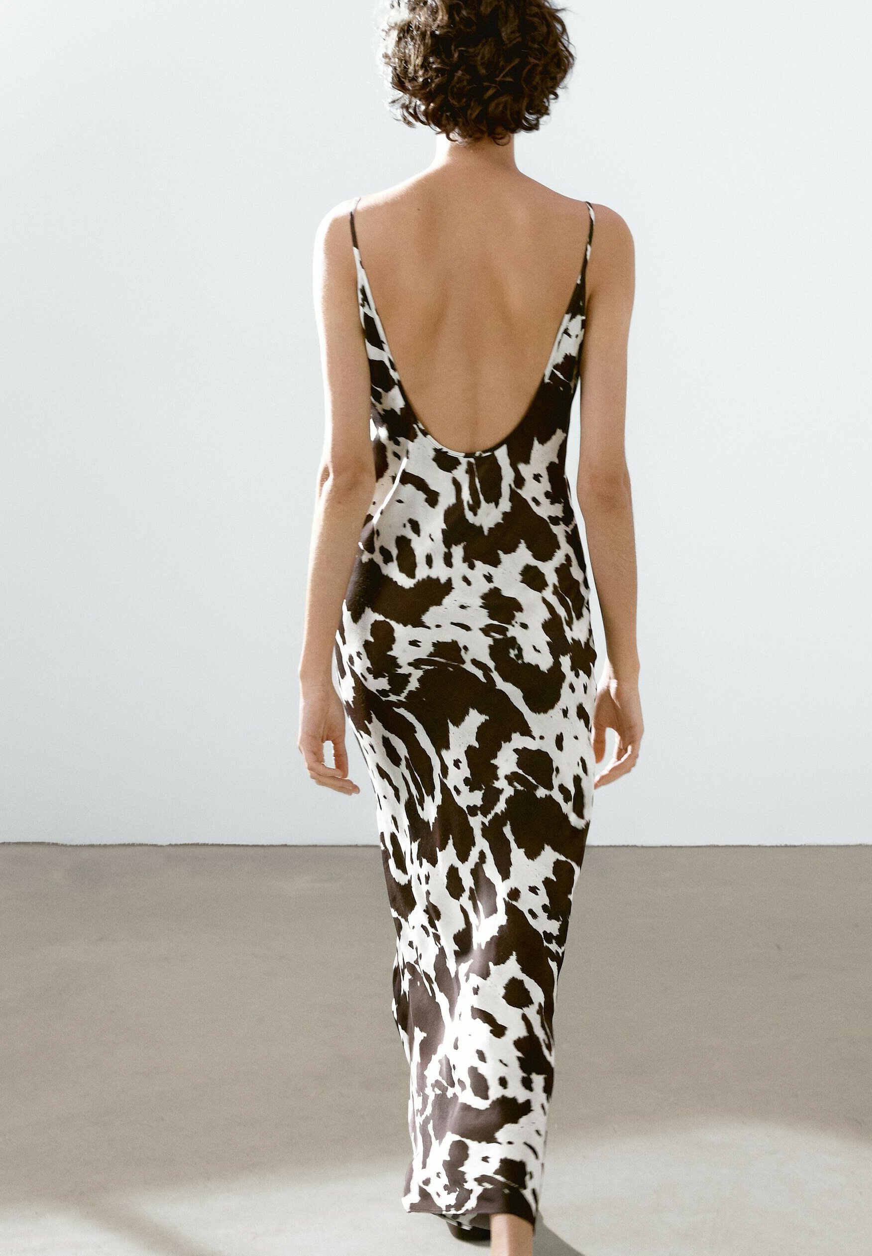 【Massimo Dutti】Long ramie blend animal print dress Long ramie blend animal print dress – Newin.Style