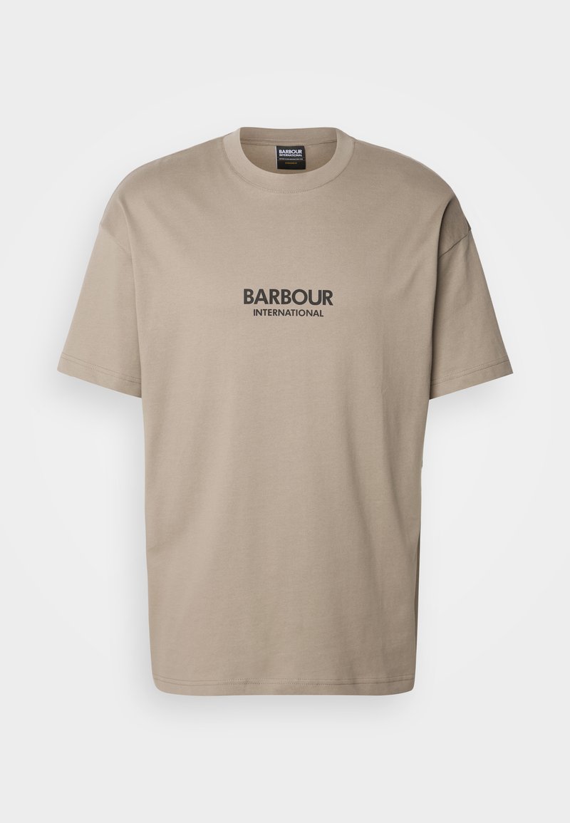 Barbour International FORMULA - Print T-shirt - timberwolf/tan ...
