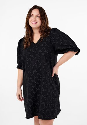MIT SCHLEIFEN - Day dress - black w bow
