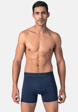 MUCHACHOMALO 2-PACK SOLID - Uske bokserice - black blue