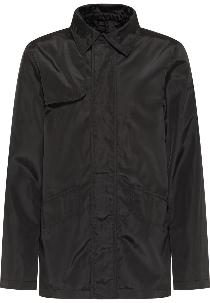 dreimaster Halflange jas zwart