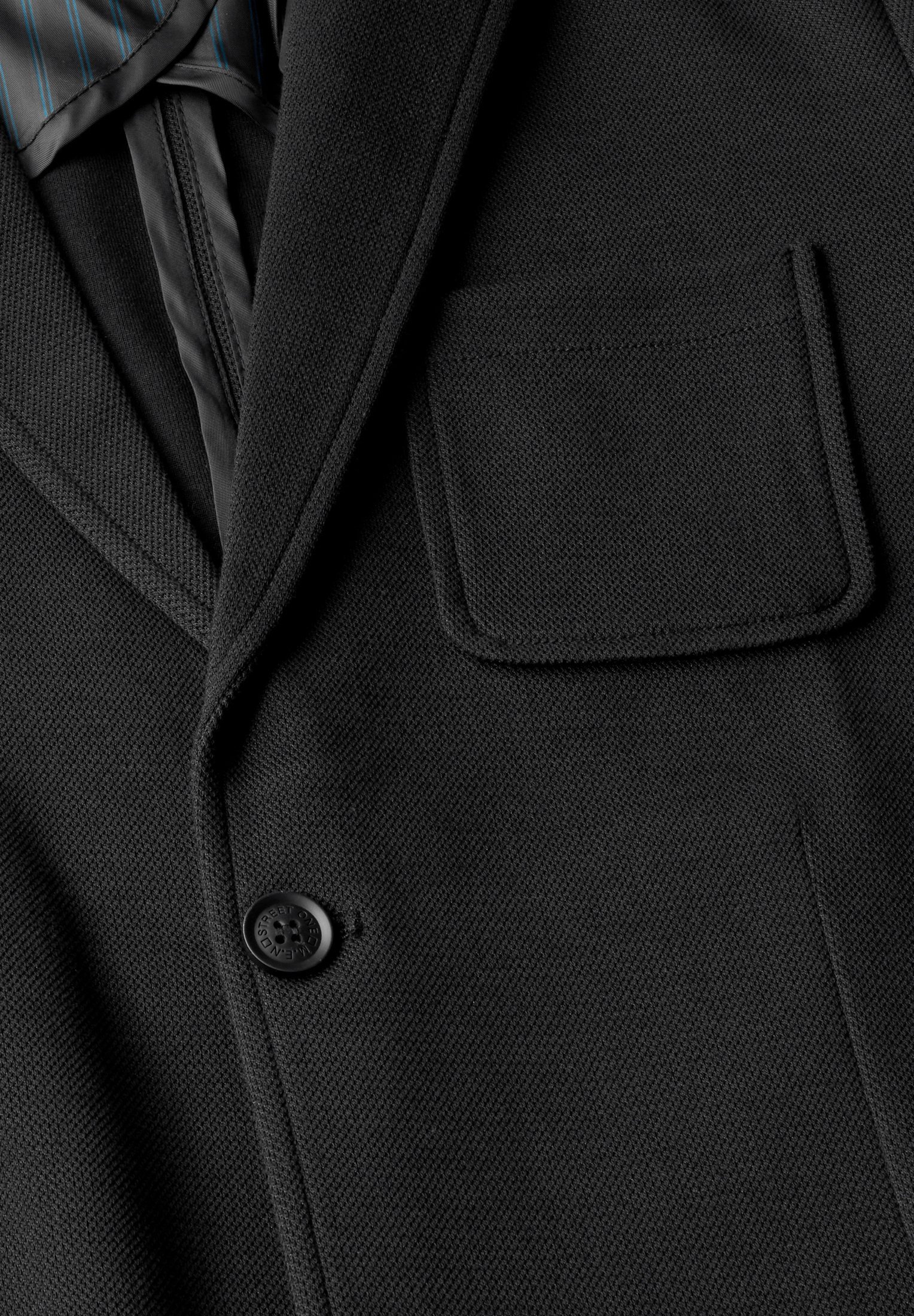 Street One MEN MIT STRUKTUR - Blazer jacket - schwarz/black - Zalando