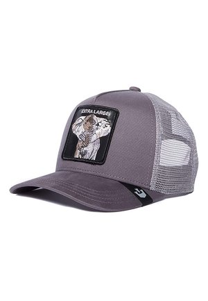 Goorin Bros. Trucker Hat – Cappellino Con Scoiattolo Ricamato "NUTS", Visiera Marrone, Rete Posteriore, Chiusura Regolabile
