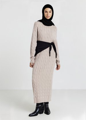 Robe longue - beige chiaro melange