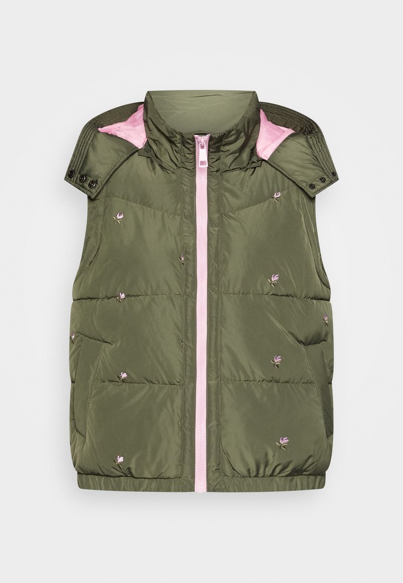 Numph Bodywarmer donkergroen