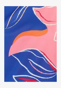 Non sélectionné, bleu fleuri