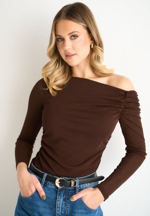 Long sleeved top - brown