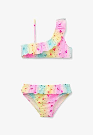 SET - Bikini - multifarben y stampa sfumato conchiglie