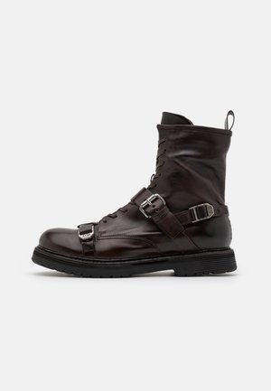 Cowboy-/Bikerstiefelette - dark brown
