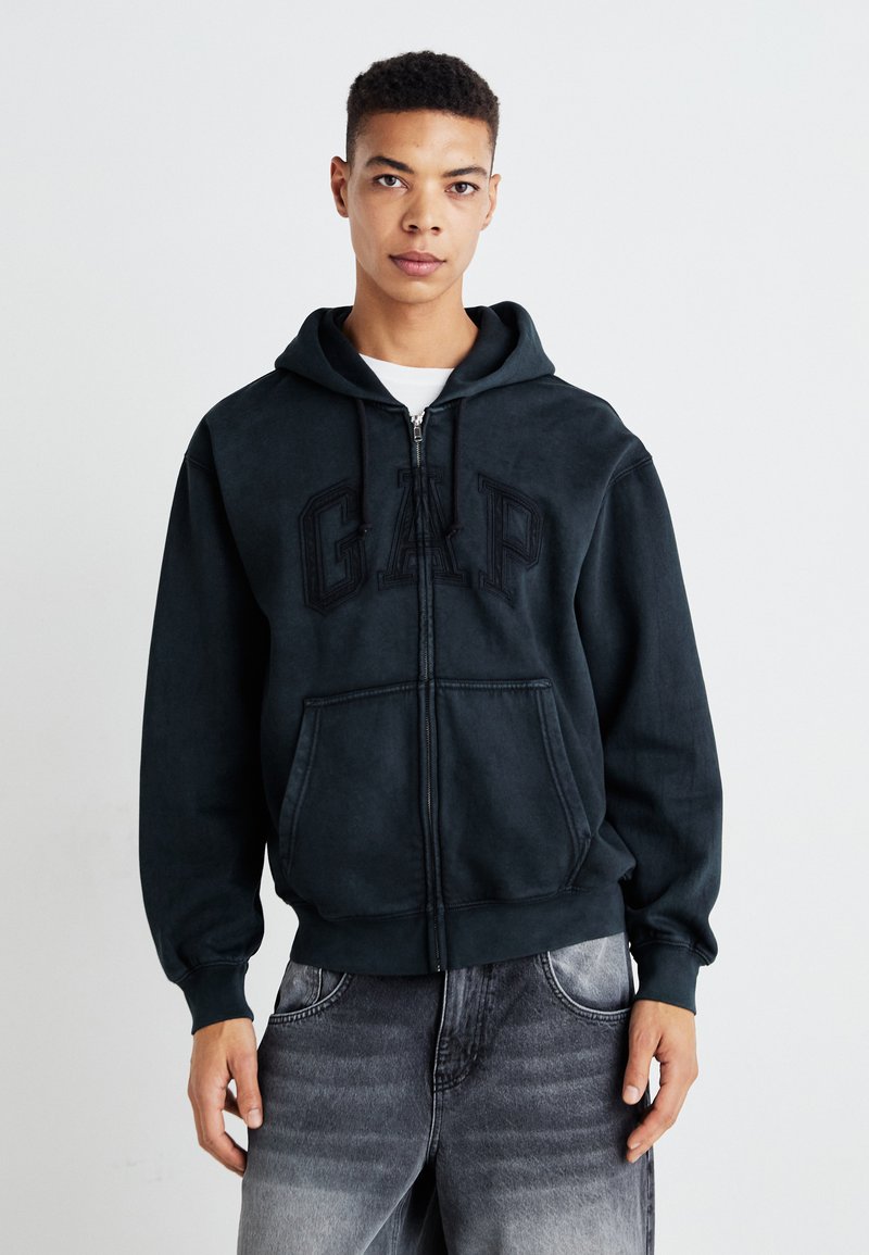GAP LOGO - Camisola com fecho - moonless night