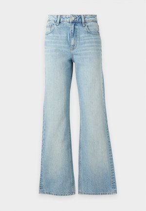 Gina Tricot, REBEL HIGH WIDE JEANS - Jean boyfriend - blue