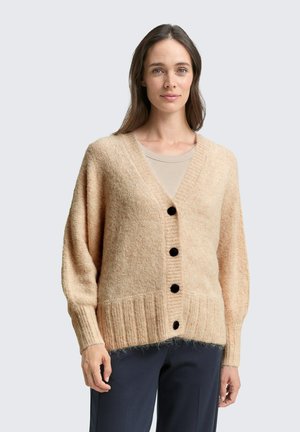 Cardigan - sand stone beige melange