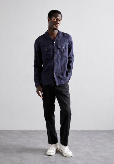 PS Paul Smith MENS L/S CASUAL FIT UTILITY - Marškiniai - blues