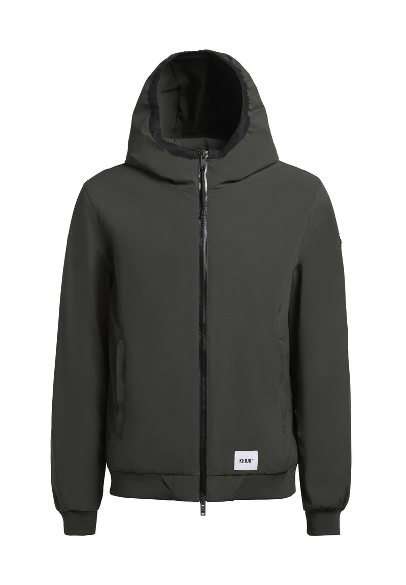 khujo Outdoorjas donkergroen