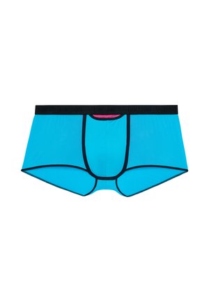 Schiesser Heren korte V-hals-Comfort Nightwear nachthemd, blauw-jaspe_181919, 52, Blauw-jaspe_181919, 52