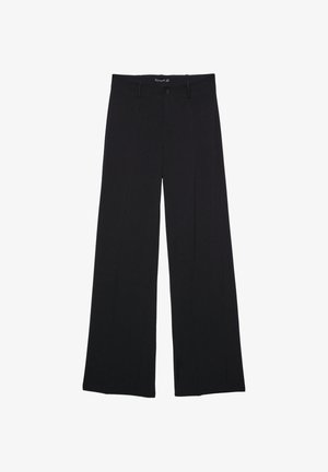 Stradivarius, WIDE-LEG FORMAL WEAR TROUSERS - Pantalon classique - black