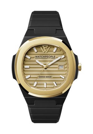Watch - gold coloured black