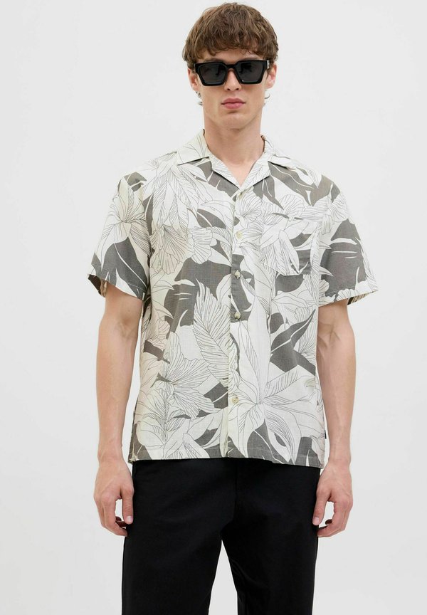 JPRBLUBAHAMAS PRINT RESORT SHIRT - Hemd - steeple gray
