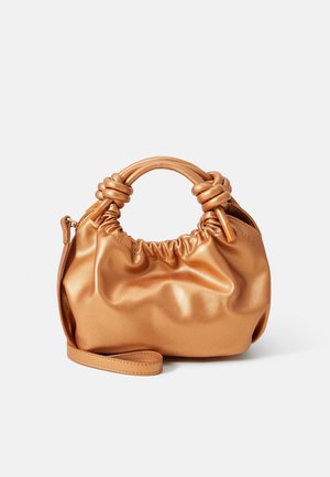 JOLLY SHINY STRUCTURE - Handbag - royal orange