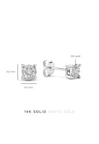 Isabel Bernard DE LA PAIX HANAÉ WHITE GOLD 14 CT, DIAMOND 0.16 CT - Boucles d'oreilles - weißgoldfarben