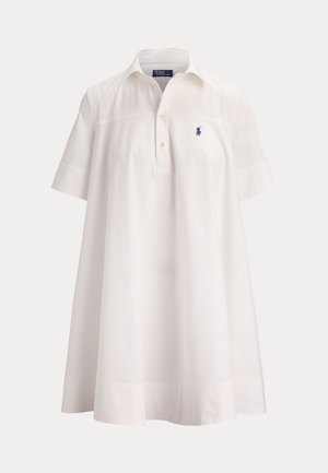 Polo Ralph Lauren, COTTON A-LINE SHIRTDRESS - Robe chemise - white