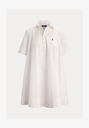 Polo Ralph Lauren, COTTON A-LINE SHIRTDRESS - Robe chemise - white
