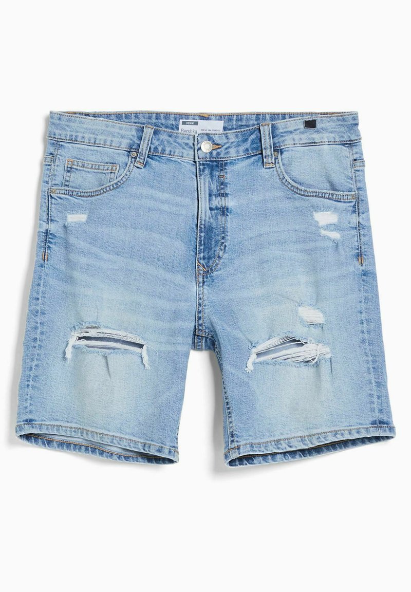 Bershka Jeansshort lichtblauw denim Bershka Jeansshort lichtblauw denim