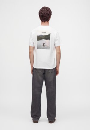 Barbour, GRAPHIC - Тениска с щампа - white