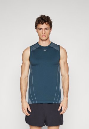 SCULPT SEAMLESS TANK - Topper - dark dusty teal