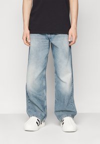 Karl Lagerfeld Jeans BAGGY - Φαρδύ τζιν - green cast blue