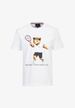 19V69 Italia, RAFAEL TENNIS TEDDY - T-Shirt print - white