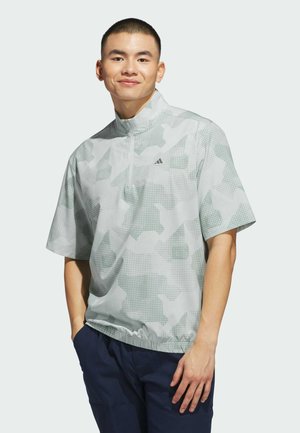 adidas Performance GO-TO DURARBLE WATER REPELLENT SHORT SLEEVE HALF-ZIP PULLOVER - Sports T-shirt - grey