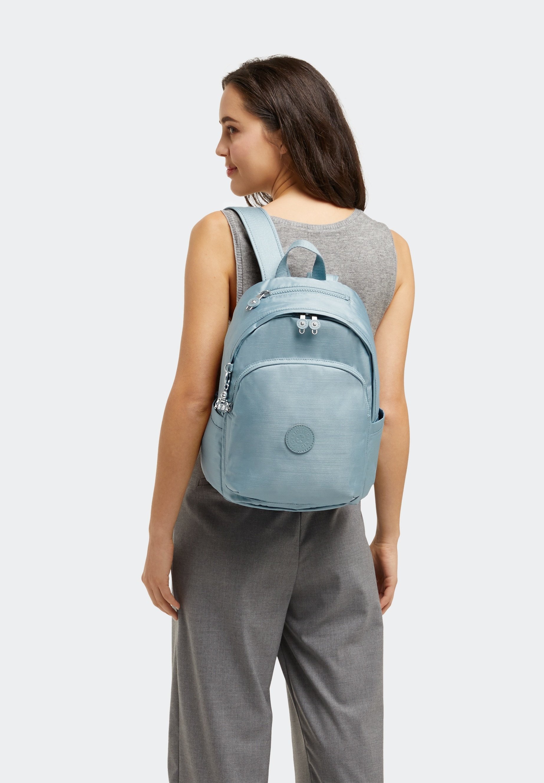 Kipling DELIA - Mochila - sea gloss/azul claro jaspeado - Zalando.es