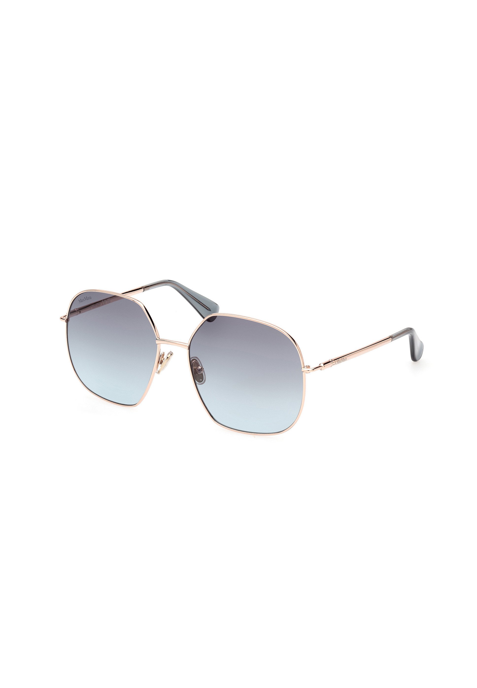 MaxMara Gold Metal Sunglasses with Gradient Gray Lenses MAX MARA DESIGN3 MM0053 32B Gold&Black Cat Eye Metal  main image 4