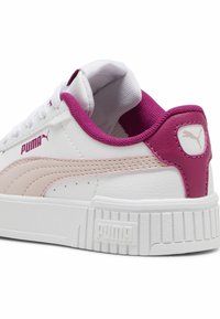 Puma SNEAKER CARINA - Sneakers basse - white mauve mist magenta gleam