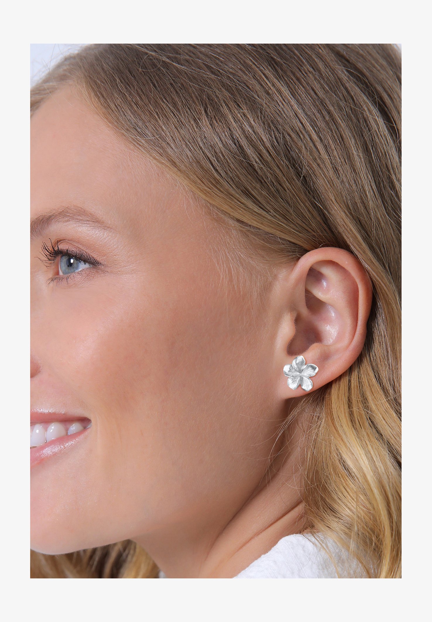 Orecchini A Fiore In Argento 925 – Elli, Design Floreale Romantico