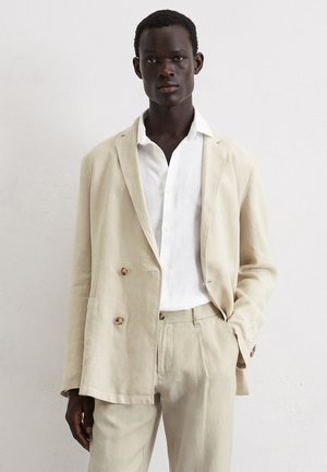 SHAPED - Sakko - gray silk