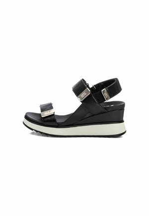 Sandalias de cuña - black