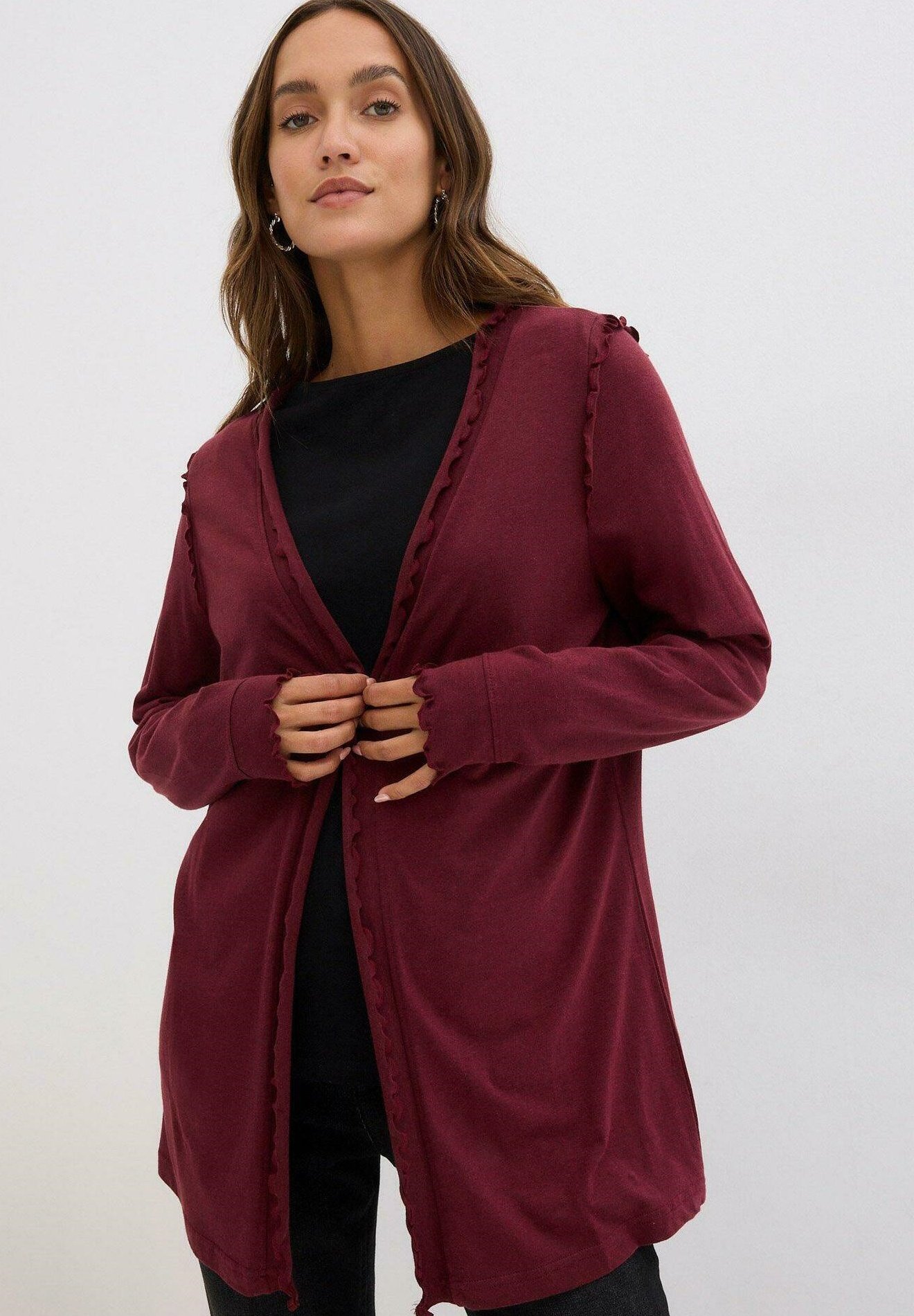 bonprix LANGARM - Cardigan - red/rosso - Zalando.it